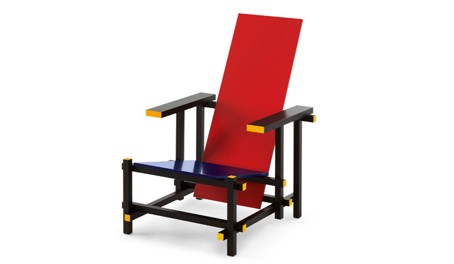 Poltrona Cassina 635 Red and Blue