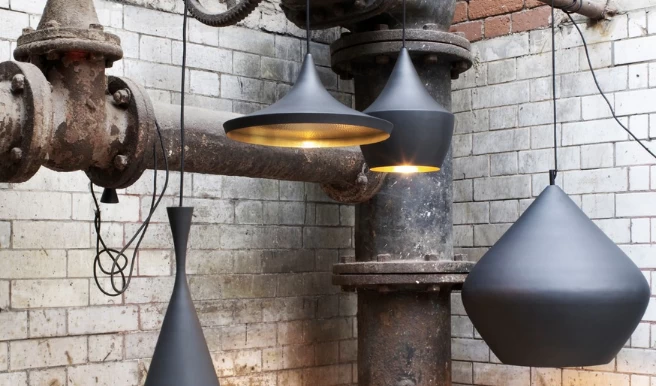 La lampada a sospensioni di Tom Dixon Beat Fat