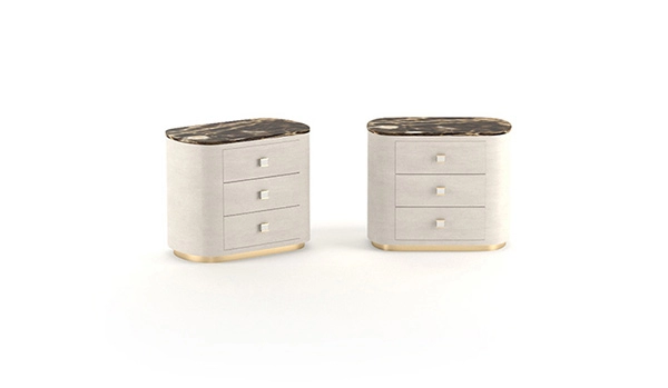 Rugiano Damasse Bedside table